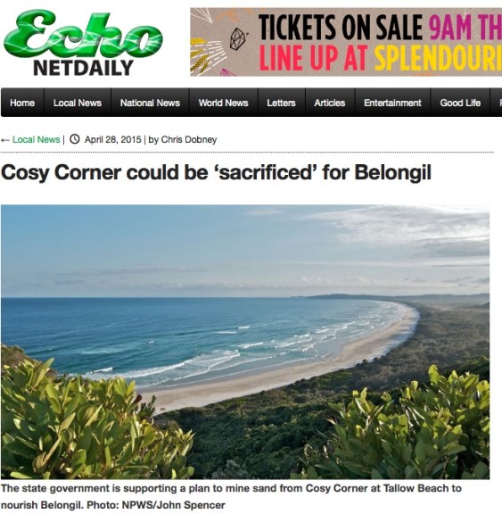 Echo screenshot sandmining