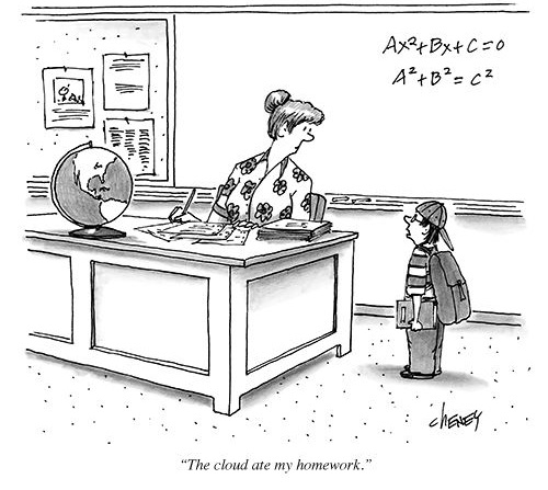 Cloud ate my homework