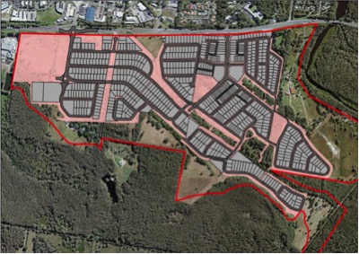 West Byron suburb layout