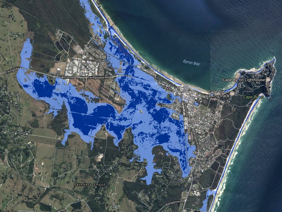 BB sea levels Coastal Risk